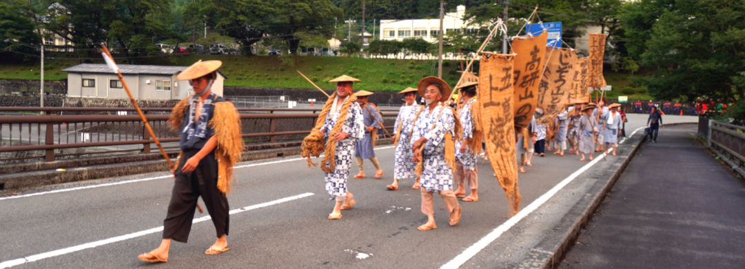 夏の風景（日吉地区/武左衛門行列）