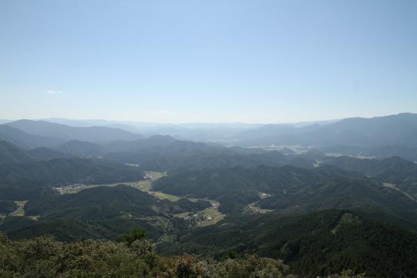 内山展望台からの眺め