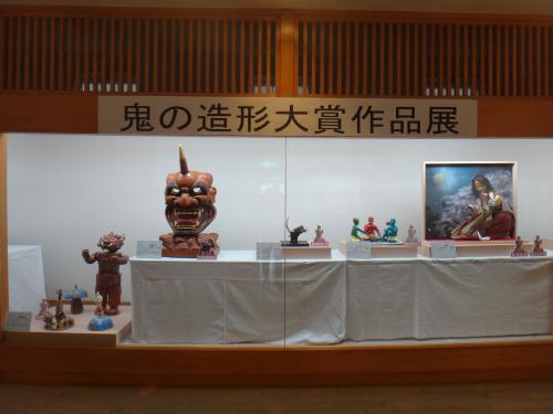 鬼の造形大賞作品展の様子1