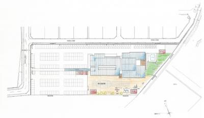 敷地配置予想図