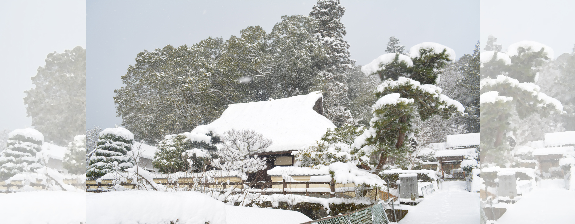 雪景色の画像