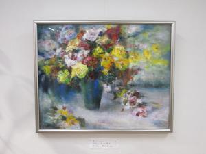花の油絵作品