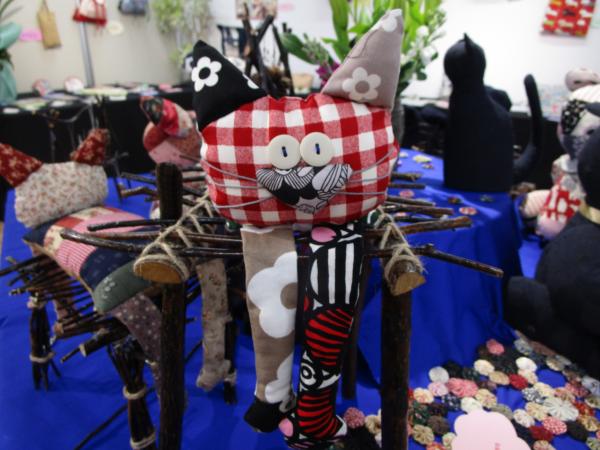 ねこのぬいぐるみ作品