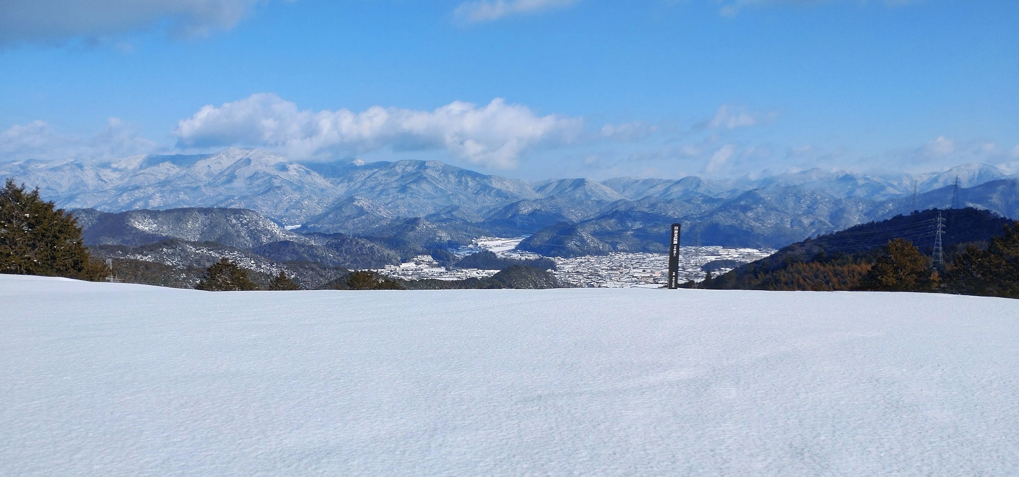 雪の智光院の画像