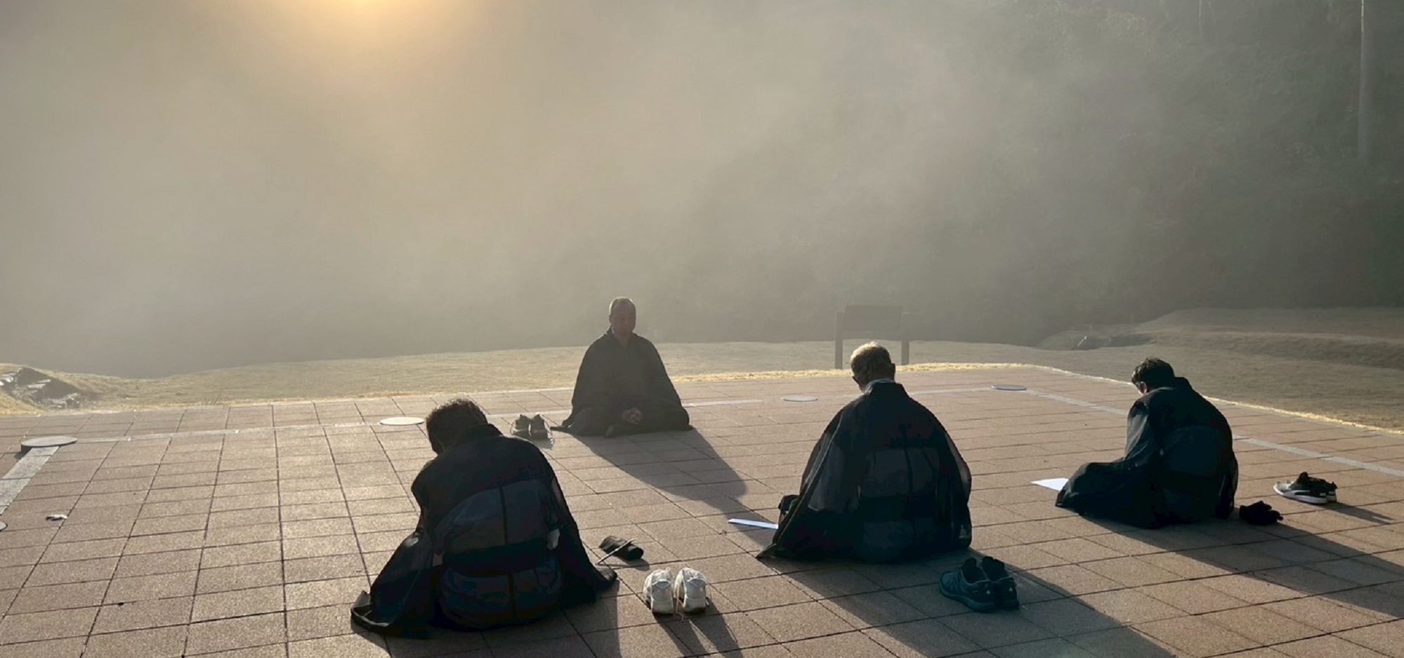 朝修行の体験の画像