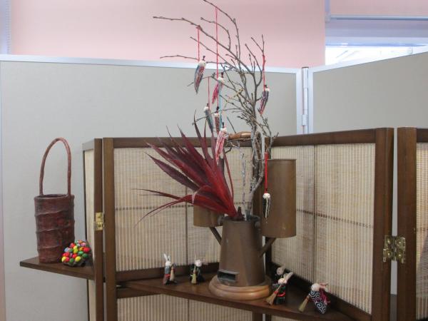 手芸と竹筒作品