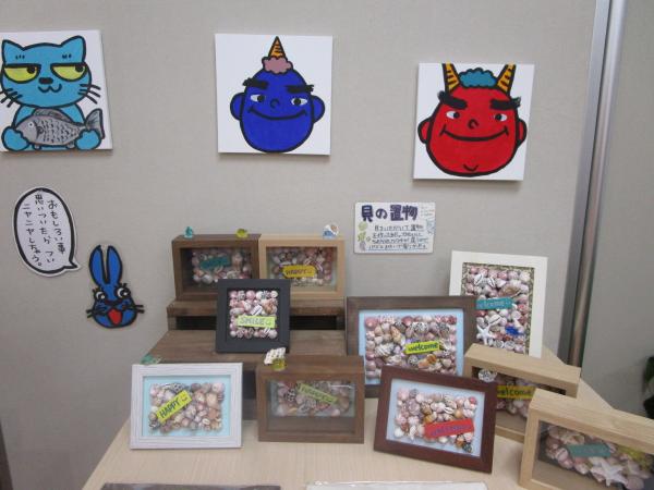 貝殻アート作品